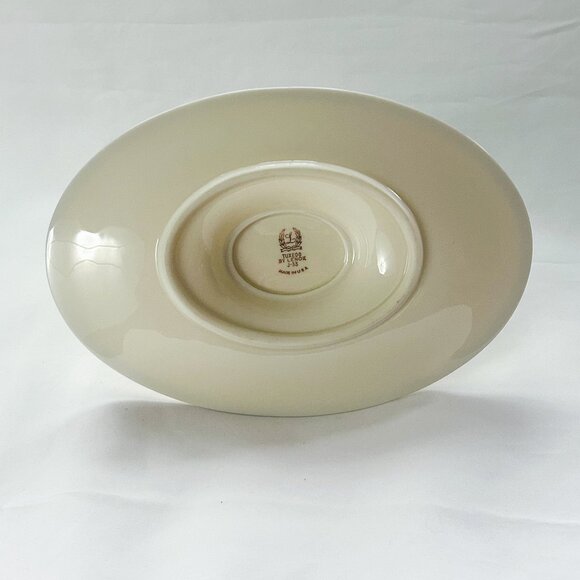Lenox Tuxedo J-33 Gravy Boat with Attached Saucer, Vintage - Picture 6 of 9